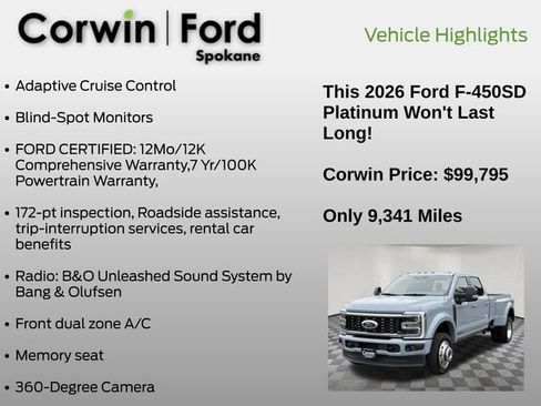 Certified 2026 Ford F450 Platinum AWD/4WD image 7