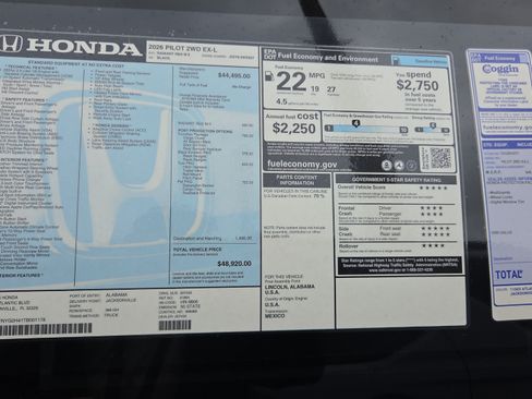 New 2026 Honda Pilot EX-L image 19