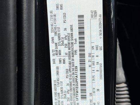 Used 2023 Ford F150 Platinum w/ Equipment Group 701A High AWD/4WD image 17