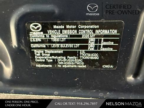Certified 2026 MAZDA CX-50 2.5 Hybrid w/ Weather Package AWD/4WD image 54