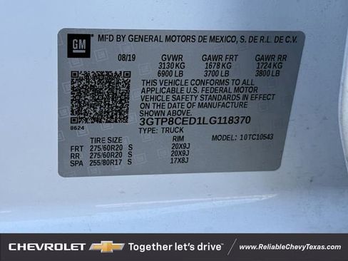 Used 2020 GMC Sierra 1500 Elevation w/ Elevation Value Package RWD image 35