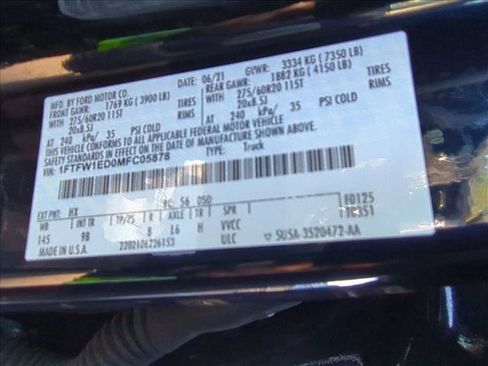 Used 2021 Ford F150 Platinum w/ Equipment Group 701A High image 25