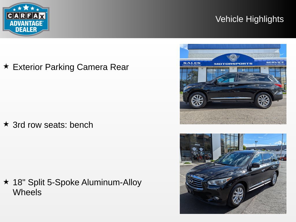 Used 2013 INFINITI JX35 AWD image 8