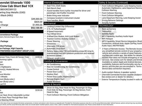 Used 2024 Chevrolet Silverado 1500 Custom AWD/4WD image 2