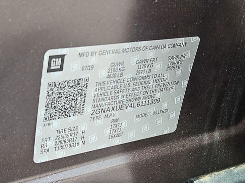 Used 2020 Chevrolet Equinox LT AWD/4WD image 38
