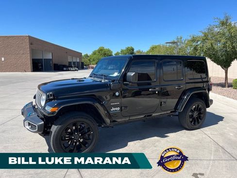 Used 2024 Jeep Wrangler Unlimited Sahara w/ Safety Group AWD/4WD image 1