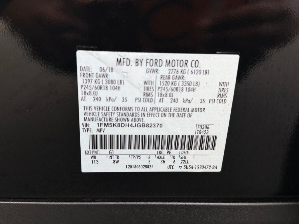Used 2018 Ford Explorer XLT w/ Equipment Group 201A AWD/4WD image 37