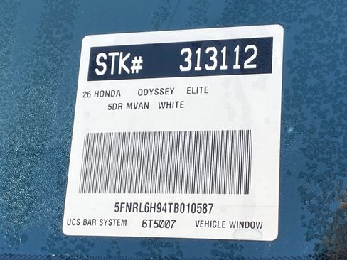 New 2026 Honda Odyssey Elite image 20