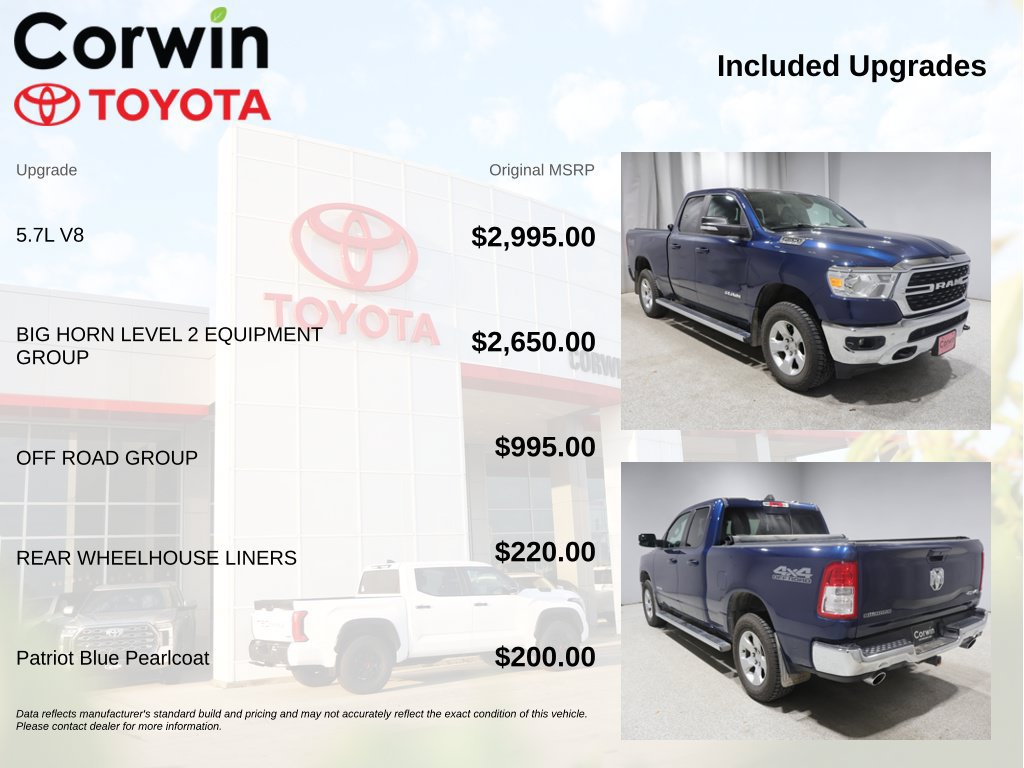 Used 2022 RAM 1500 Big Horn AWD/4WD image 4
