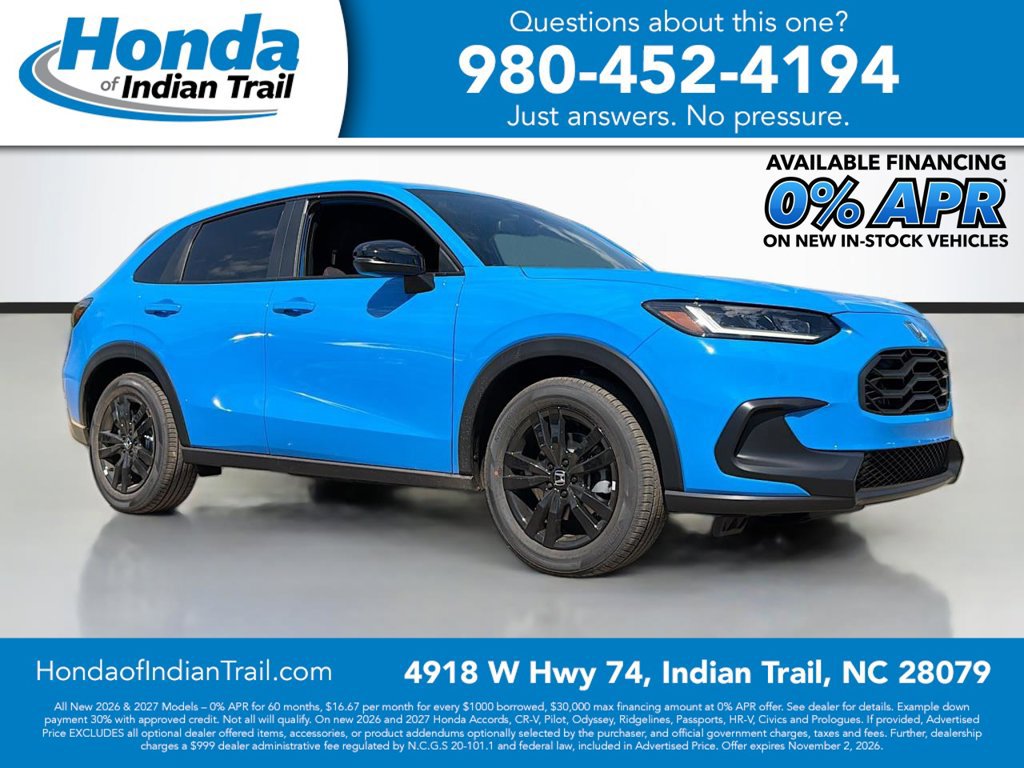 New 2027 Honda HR-V Sport 360° Tour