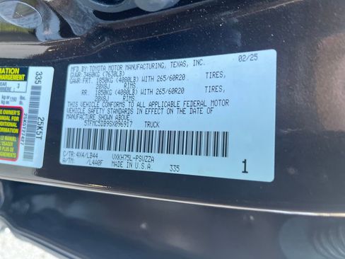 Certified 2025 Toyota Tundra 1794 Edition image 32