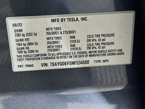 Used 2022 Tesla Model Y Performance image 12