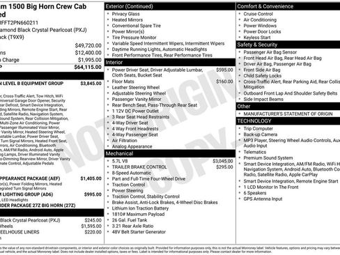 Used 2023 RAM 1500 Big Horn AWD/4WD image 2
