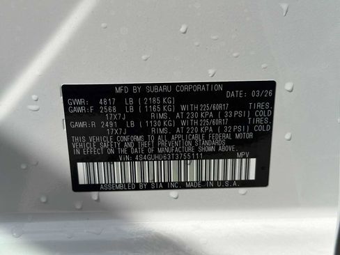 New 2026 Subaru Crosstrek 2.0i Premium AWD/4WD image 31