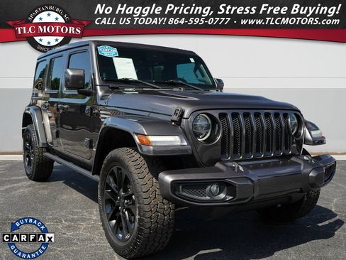 Used 2021 Jeep Wrangler Unlimited Sahara AWD/4WD image 1