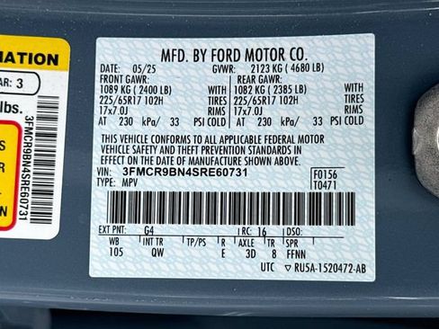 Used 2025 Ford Bronco Sport Big Bend AWD/4WD image 39
