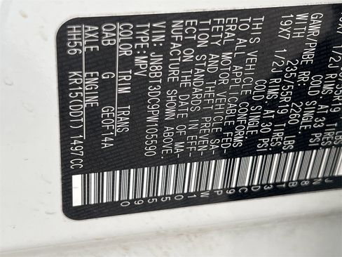 Certified 2023 Nissan Rogue Platinum w/ Platinum Premium Package image 12