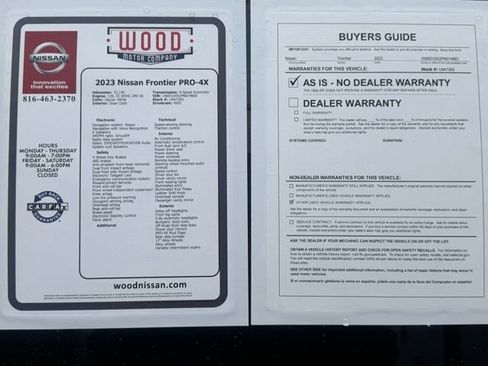 Used 2023 Nissan Frontier PRO-4X w/ Tow Package image 11