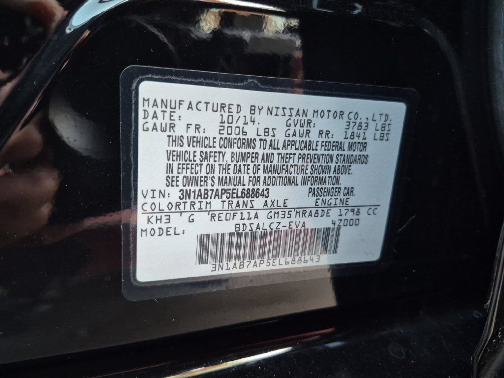 Used 2014 Nissan Sentra S FWD image 29