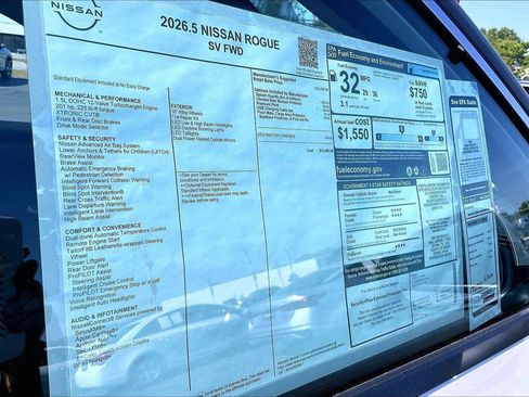 New 2026 Nissan Rogue SV FWD image 15