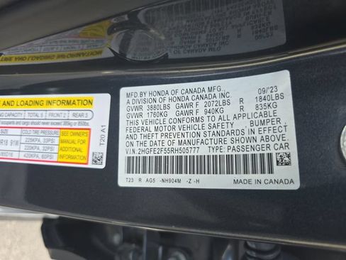 Used 2024 Honda Civic Sport image 35