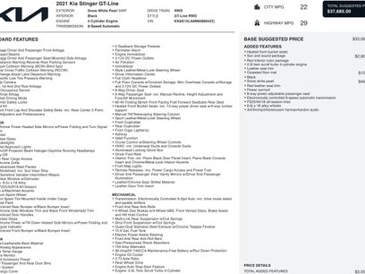 Used 2021 Kia Stinger GT-Line w/ Sun & Sound Package