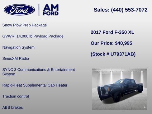 Used 2017 Ford F350 XL w/ XL Value Package AWD/4WD image 6