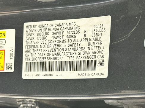 Used 2025 Honda Civic Sport image 12