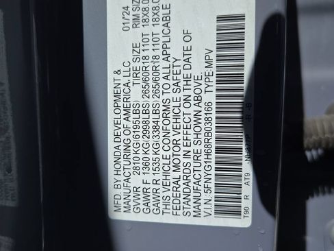 Used 2024 Honda Pilot TrailSport image 32