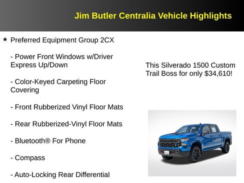 Used 2022 Chevrolet Silverado 1500 Custom Trail Boss AWD/4WD image 12