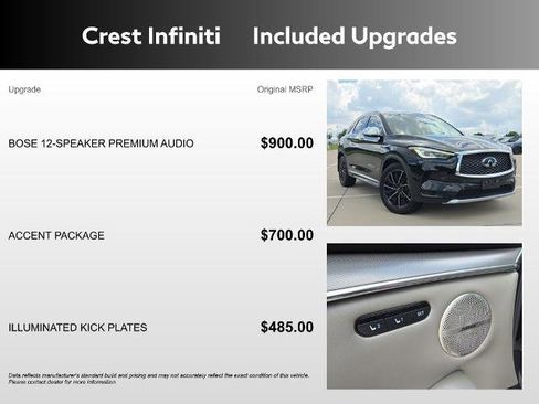 Certified 2023 INFINITI QX50 Luxe w/ Accent Package FWD image 5