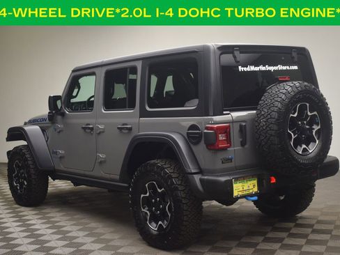 Used 2022 Jeep Wrangler Unlimited Rubicon 4xe w/ Steel Bumper Group AWD/4WD image 6