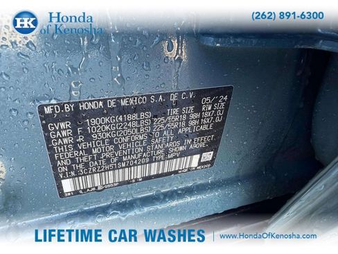 Certified 2025 Honda HR-V Sport image 23