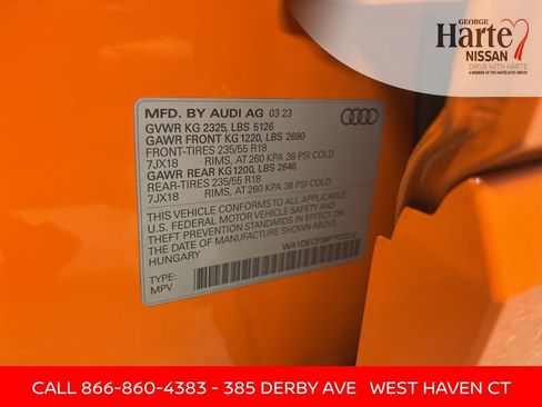 Used 2023 Audi Q3 2.0T Premium image 62