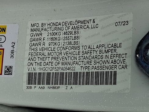 Certified 2023 Honda Accord Sport image 26