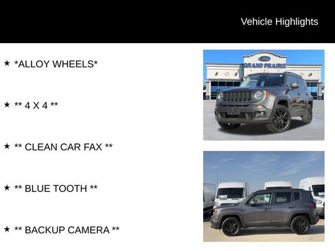 Used 2017 Jeep Renegade Altitude image 4