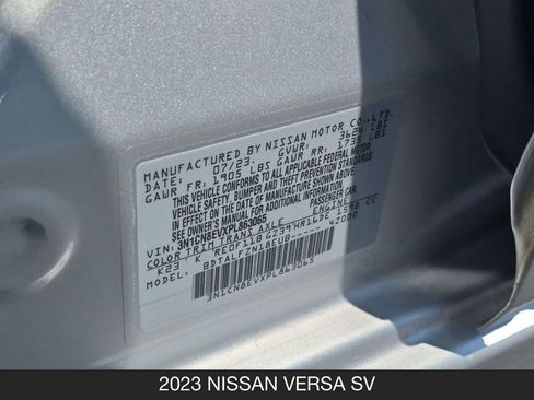 Used 2023 Nissan Versa SV FWD image 26
