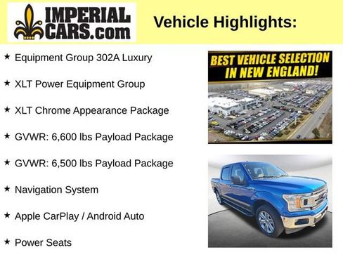 Used 2018 Ford F150 XLT w/ Equipment Group 302A Luxury AWD/4WD image 3