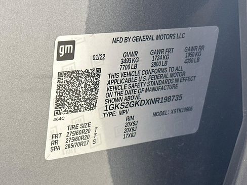 Used 2022 GMC Yukon XL SLT w/ SLT Premium Package AWD/4WD image 34