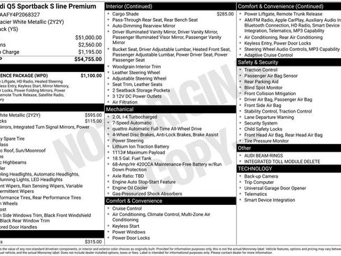 Used 2023 Audi Q5 2.0T Premium w/ Convenience Package image 3