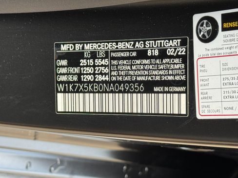 Used 2022 Mercedes-Benz AMG GT 43 w/ Driver Assistance Package image 59