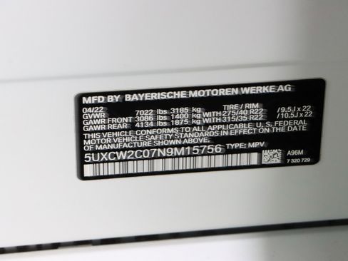 Used 2022 BMW X7 xDrive40i w/ M Sport Package image 33