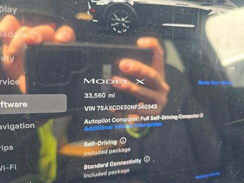 Used 2022 Tesla Model X AWD/4WD image 2