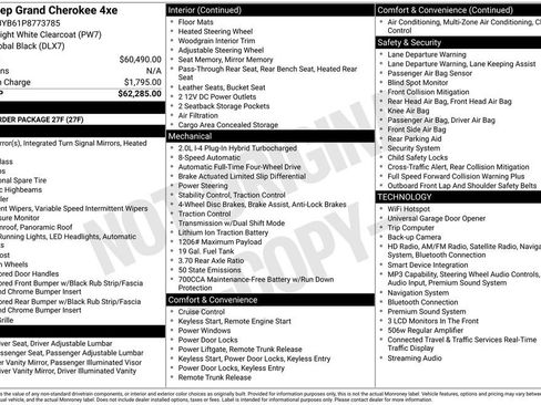 Used 2023 Jeep Grand Cherokee 4WD 4xe image 17