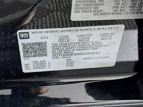 Certified 2025 GMC Sierra 1500 SLT w/ SLT Premium Plus Package AWD/4WD image 33
