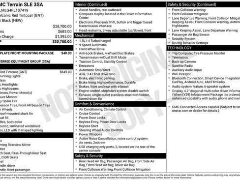 Used 2024 GMC Terrain SLE FWD image 21