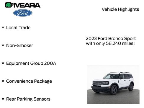 Used 2023 Ford Bronco Sport Big Bend w/ Convenience Package AWD/4WD image 7