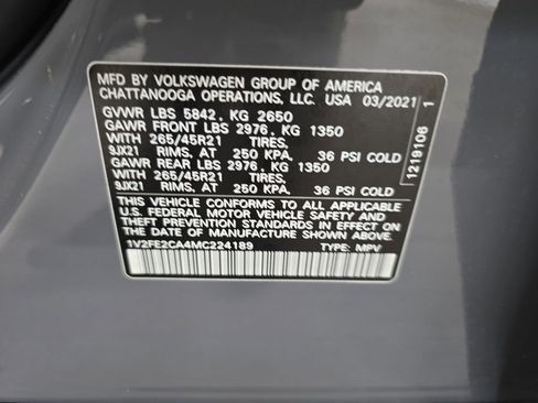 Used 2021 Volkswagen Atlas Cross Sport SEL Premium R-Line image 34