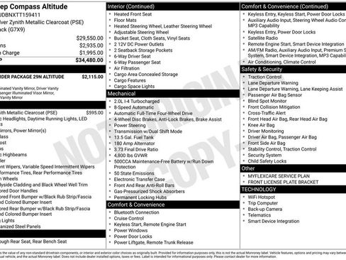 New 2026 Jeep Compass Latitude AWD/4WD image 25