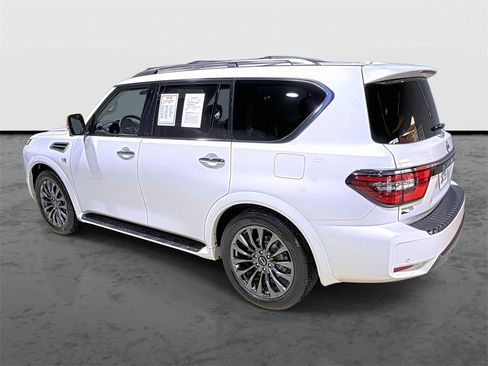 Used 2021 Nissan Armada Platinum w/ Captain's Chairs Package image 2